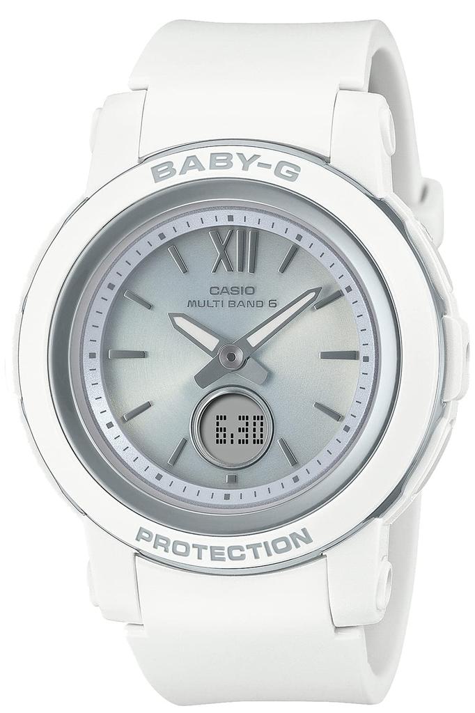 Babygie Hodinky Rádio Solární Bílé [Casio] [] BGA-2900-7AJF Dámské