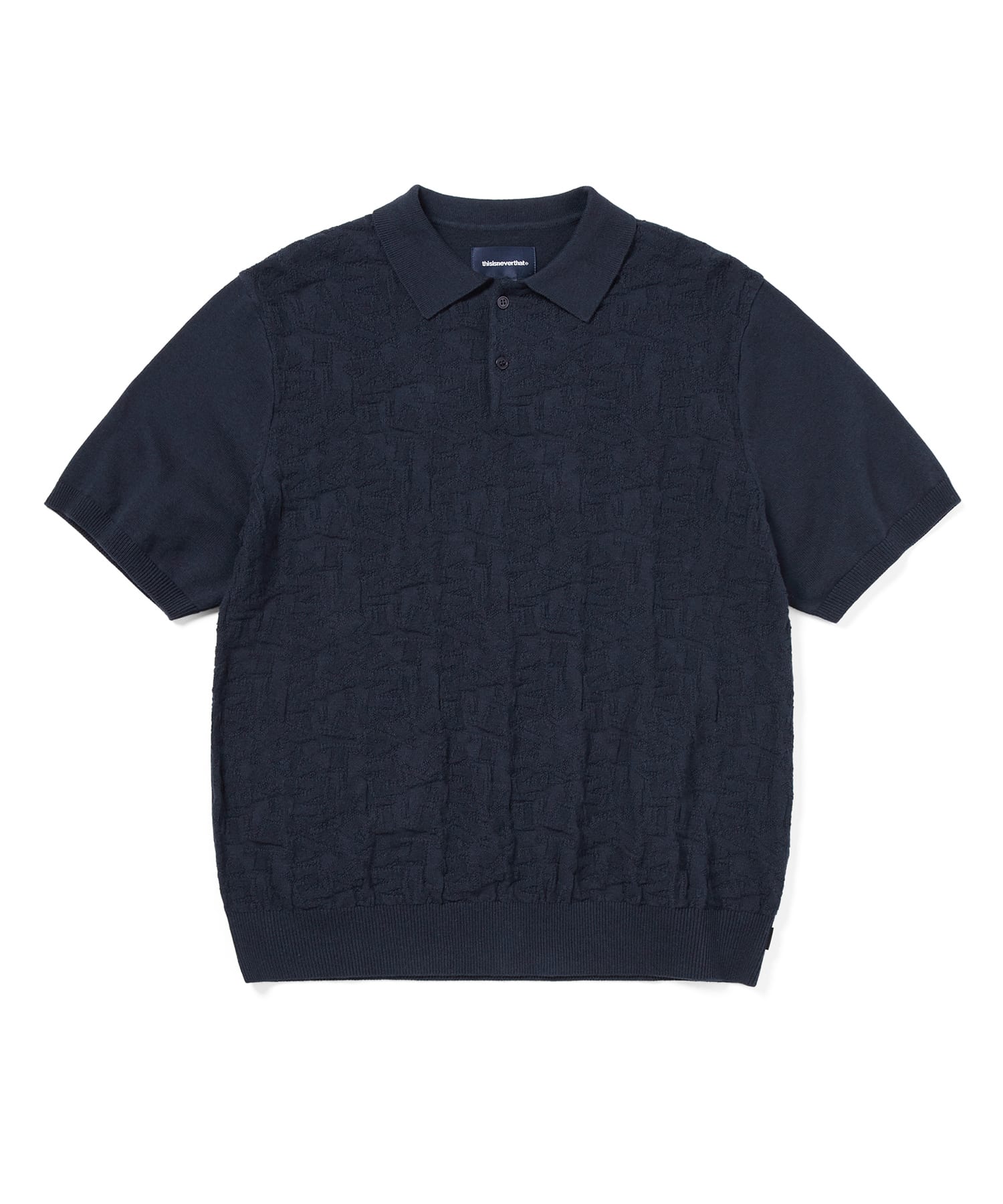 Stacked Tnt S/S Knit Polo Navy S