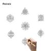 7 Pcs Red Green Meteor Hammer Metal Dice Solid Metal Polyhedral Dice Set Suitable For Role-Playing Dice PropBoard Game Gift