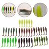 Stabiler Lauf Weichplastik Angelköder 6 Stück Schaufelschwanz Swimbait 6 7cm Länge