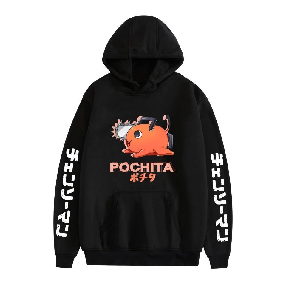 Pochita Chainsaw Man Mikiny Pánská Móda Mikiny s Dlouhým Rukávem Dámské Ležérní Harajuku Streetwear Pulovry Sudaderas Top