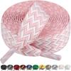 Sneaker Shoe Laces 1.5cm Width Thick Flat Shoelaces for Basketball Tennis Sports Shoes Shoelace Wavy Bread Rope Shoes Strings