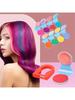 8Color Disposable Hair Dye Powder, Convenient, Temporary Hair Dye Product, Hair Styling Coloring Pow