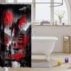 Japanese Style Bathroom Accessories Dragon Shower Curtain Magical Animals Bath Curtain Western Wildlife Theme Bathroom Sets
