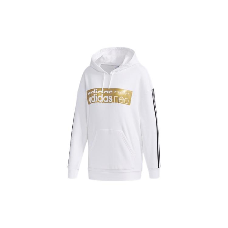 (WMNS) adidas neo Casual Sports Pullover White Women s GH8212 S