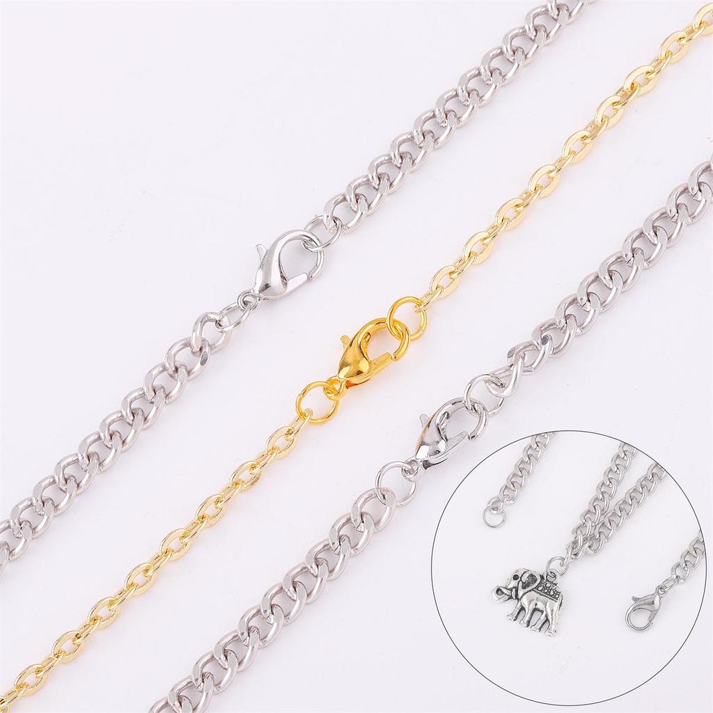 10Pcs DIY Jewelry Alloy Lobster Buckle, High-Quality Keychain Buckle, Handmade Accessory Single Circle Connection Buckle