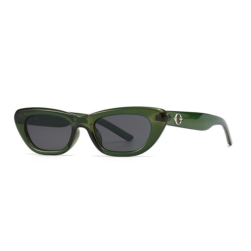 Spring Cat-Eye Sunglasses Modern Narrow Frame Butterfly-Shaped Glasses Trendy Cross-Border Eyewear 9160