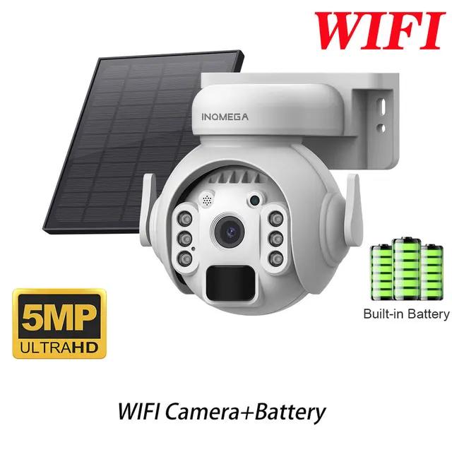 

5МП 4G SIM Сонячна Зовнішня Водонепроникна Камера Безпеки IP PTZ Міні з Двостороннім Аудіо, Виявленням Людей та WIFI винний