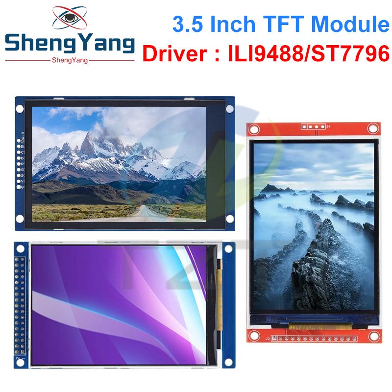 TZT 3.5" 3.5 inch TFT LCD Touch Screen Module 480x320 ST7796U ILI9488 LCD Display for Arduino UNO MEGA2560 Without Touch