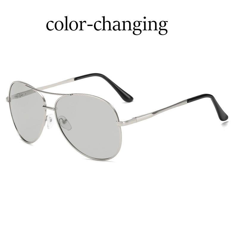 Classic Pilot Photochromic Sunglasses Men Safety Driving Sun Glasses Women Anti-Glare Change Color Day And Night Eyewear