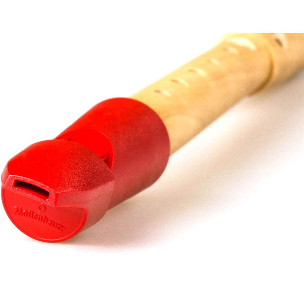 Mollenhauer Prima Soprano Recorder Baroque 1074 (Red)