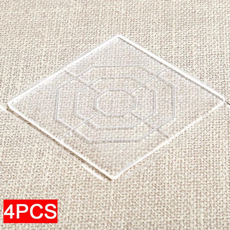 

4 шт. Силиконовый нескользящий коврик Противоскользящая накладка на ножку стола/кровати Прозрачные противовибрационные прокладки Прокладка для мебели 4mm&4pcs