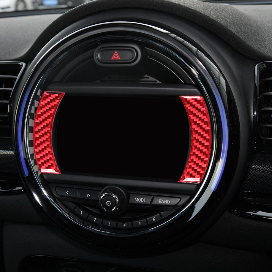 Cooper F60 Carbon Fiber Navigation Decorative Frame Sticker Modification Accessories F54 F55 F56 for BMW Mini