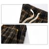 Women's Elegant Plaid Wide Leg Pant Vintage Chic High Waist Pants High Street Trendy Cool Trousers