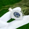 925 Silver Oval Lapis Lazuli Stone Trendy Sister September Bezel Artisan Pendant