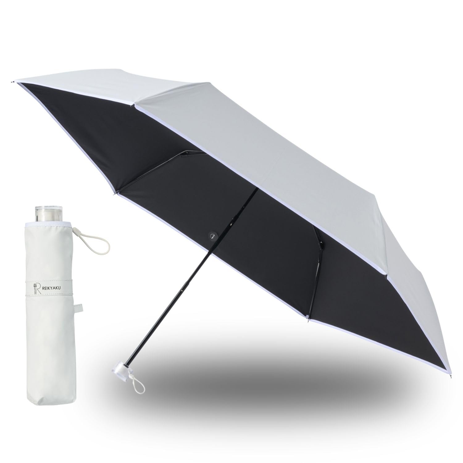 

estaa Охлаждающий зонт от солнца Radicool Radiant Охлаждающий зонт от солнца Складной зонт Блокировка тепла Блокировка света Защита от УФ-лучей Ветроустойчивый Для солнечной и дождливой погоды белый