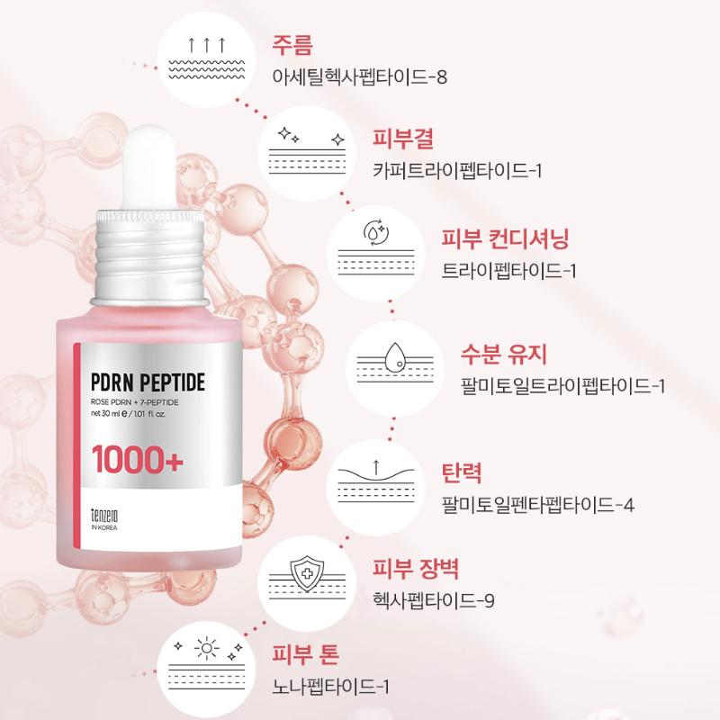 [TENZERO] PDRN Peptide 1000 Ampoule & PDRN Collagen Hiddenshot 2500