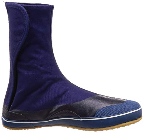 Moonstar Men's/Women's Work Tabi Socks, Mid-Long, Durable, Navy Blue, Size 26.5 Cm, 2E