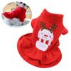 Fashion Snowman Christmas Pet Dress And Winter Comfort Dog Clothing