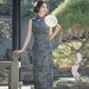 New Chinese-style Retro National Style Hong Kong Style Sleeveless Improved Cheongsam In the Summer of 1011, New Waist and Thin, Daily Wear