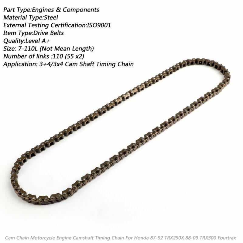 Cam Chain Motorcycle Engine Camshaft Timing Chain For Honda 87-92 TRX250X 88-09 TRX300 Fourtrax