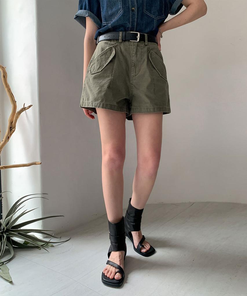 Baseukala Cotton Pocket Shorts (4Colors)