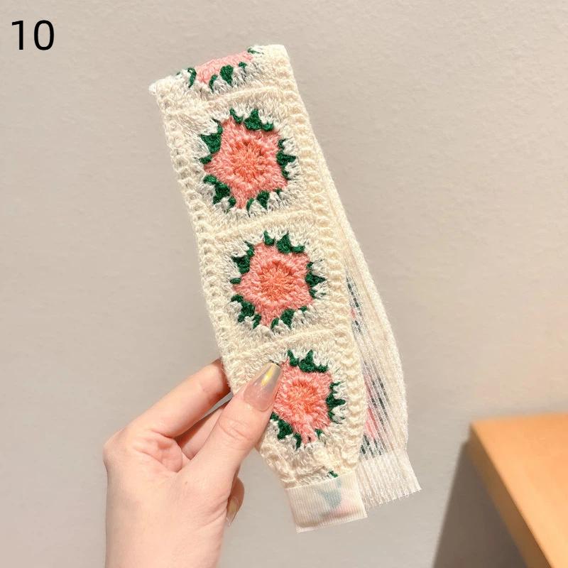 Soft and Comfortable Vintage Knitted Hair Hoops for Girls Daily Accessories