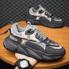 Fashion Men's Shoes Mesh Breathable Sports Shoes Trend Lace Up Board Sneakers Platform Casual Running Dad Shoes Zapatillas Hombre