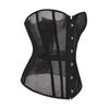 Black Mesh Corset for Summer Breathable Shapewear