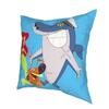 Zig And Sharko Marina Sjöjungfru Kuddfodral Överdrag Kudde Silvergrå Soffkuddar Kuddar 45 X 45 CM