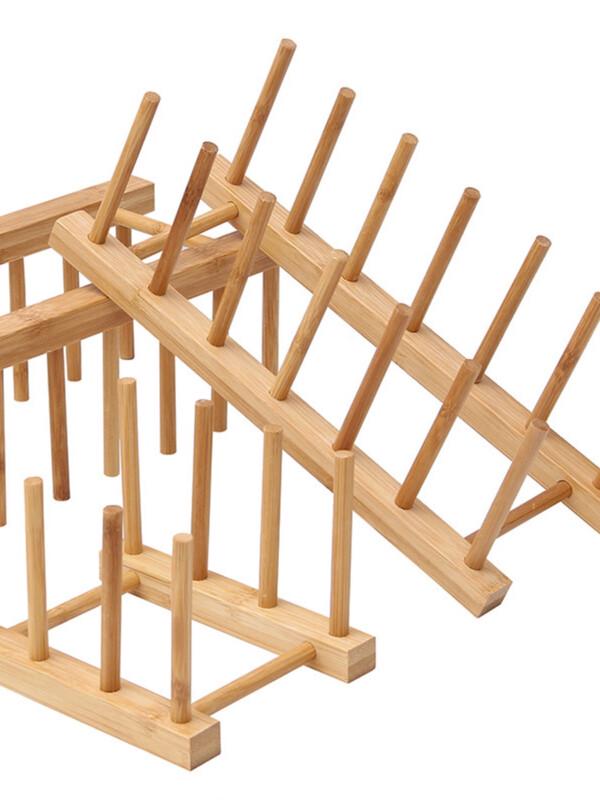 Bamboo Cup Holder and Drying Rack