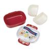 MIKI HOUSE Lunch Bear Made In Microwave and Dishwasher Suitable for Boys and Bento Red Box, 360ml, Design, Japan, Safe, Girls, Baby, Kids,