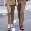 Women's High-Waisted Straight-Leg Suit Trousers