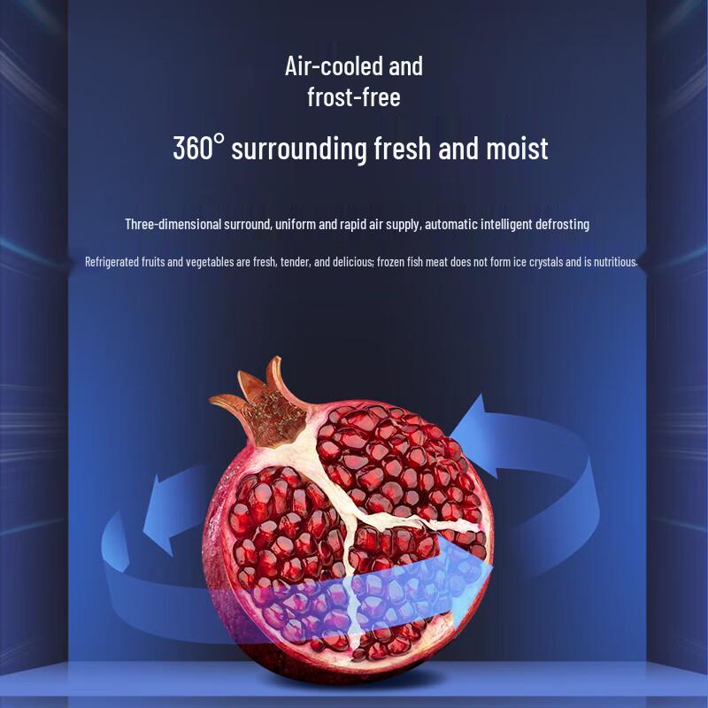 Jinyun 222L Triple Door Refrigerator