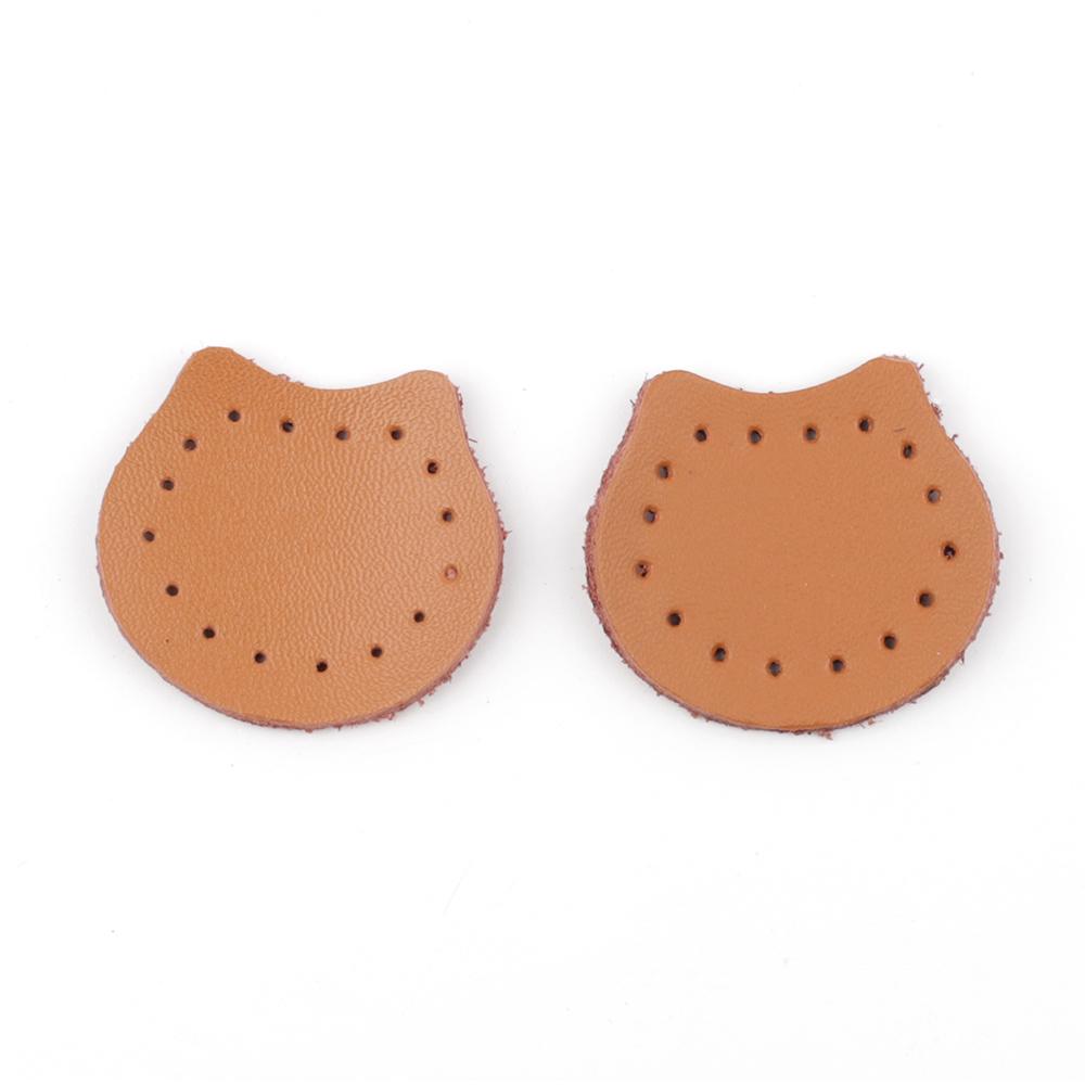

4pcs DIY Patchwork Bag Labels Bear Leather Tags for Handmade Handbag Purse Clothes Shoes Sewing Accessories Red Tan