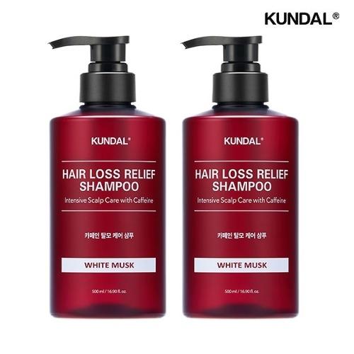 

[KUNDAL] Caffeine Anti-Hair Loss Shampoo 500ml (2ea) - Choose from 6 scents_631515
