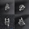 Cat Crochet Loop Rings Metal Yarn Guide Rings Fashionable Jewelry Finger Holder Fashionable Ornament for Craft Lovers