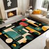 Modern Abstract Geometric Rug Non Slip Washable Area Carpet for Living Room Bedroom Dining Room Coffee Table Home Decor