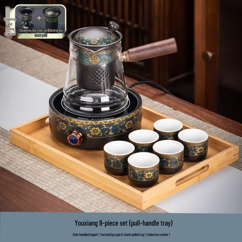 Qiwei Ceramic Semi-Automatic Kung Fu Tea Set