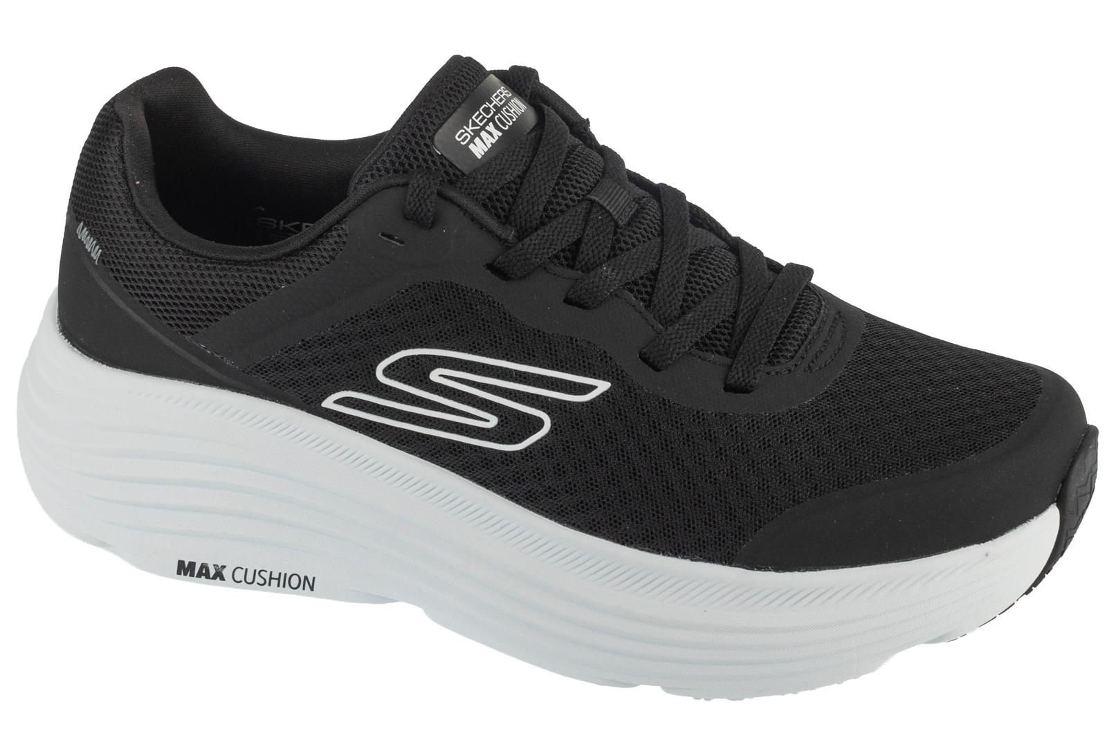 Skechers Max Cushioning Endeavor, Herren schwarze Laufschuhe 44 schwarz