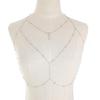 Women Sexy Necklace Fashion Body Chain Shoulder Jewelry Bra Cross Body Chain Jewellery