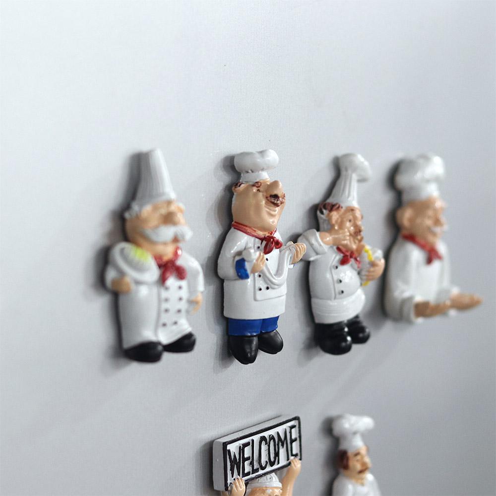 Home Decorative Cook Chef Magnetic Note Holder Board Stickers Message Sticker Fridge Magnets