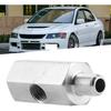 M10 Oil Pressure Sensor Tee Adapter,Male to Female1/8in to M10x1.0 with 1/8 NPT Side Port Stainless Steel Hose T Fittings Turbo Supply Feed Line