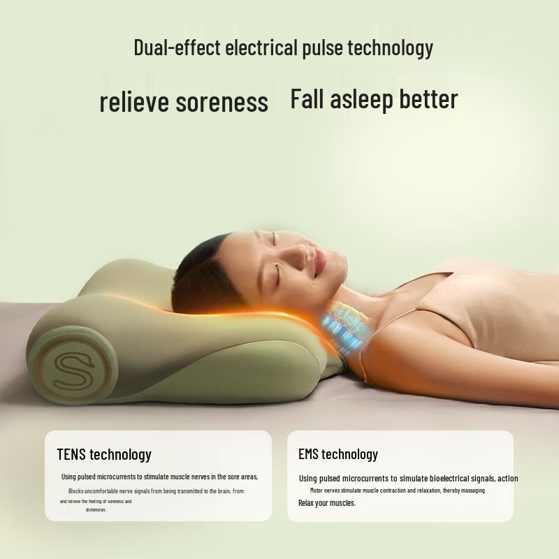 SKG P5 Smart Neck Massage Pillow with Pulse & Heat