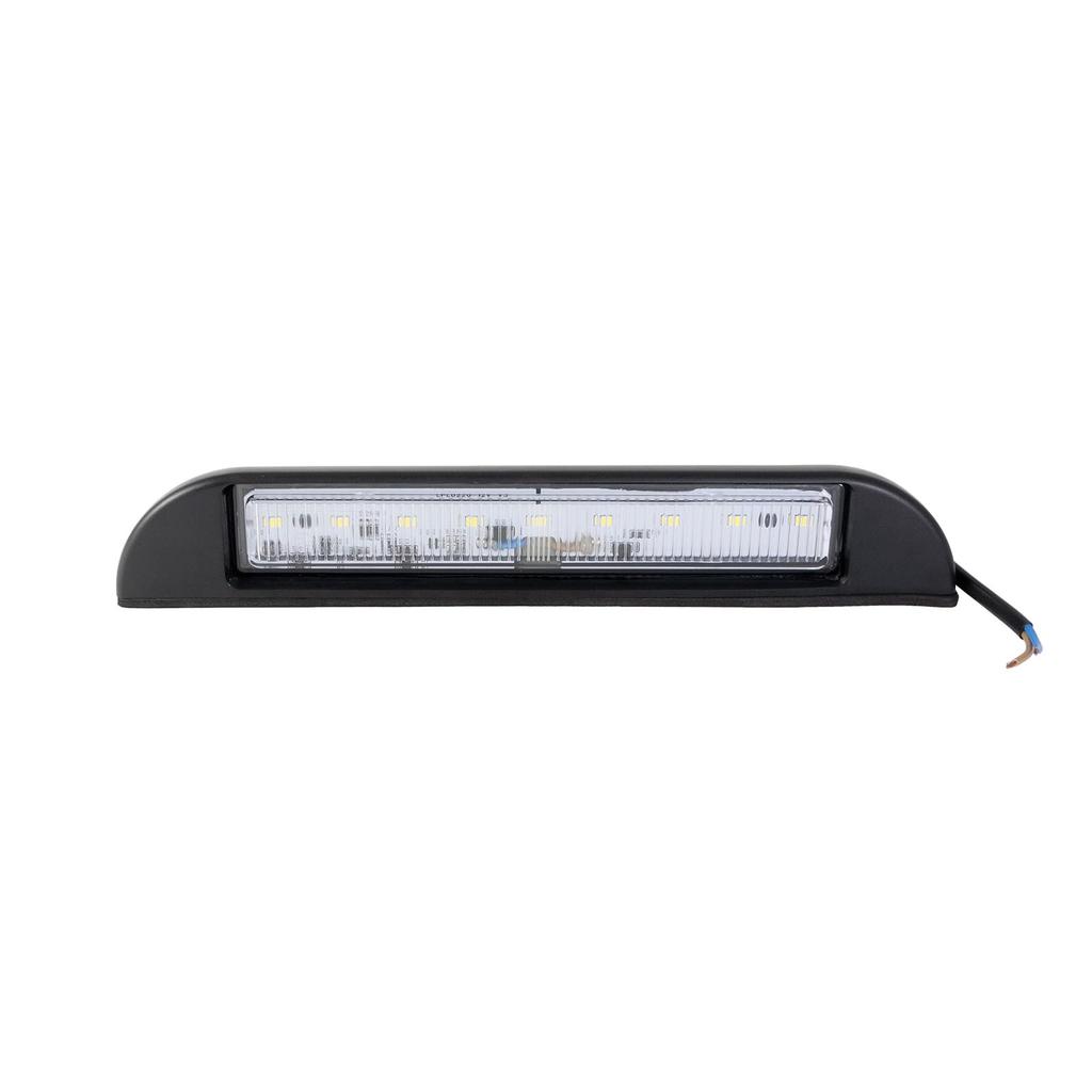 THD LED License Plate Light with Weight Voltage Wattage Vehicle Inspection Safety Standard Trailer Boat Trailer E-mark, 90g, DC12, 3W, Compliant,