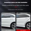 5m Car Anti-Collision Decorative Strip Universal U-Shaped Protection Door Side Seal Built-In Steel Plate Anti-Collision Strip Interior Mirrors 6