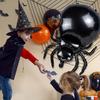 1/5/10/20pcs Halloween Black Large Spider Balloon Foil Balloons Happy Party Decor for Kid Toys Globos Haunted Hous Horror Props