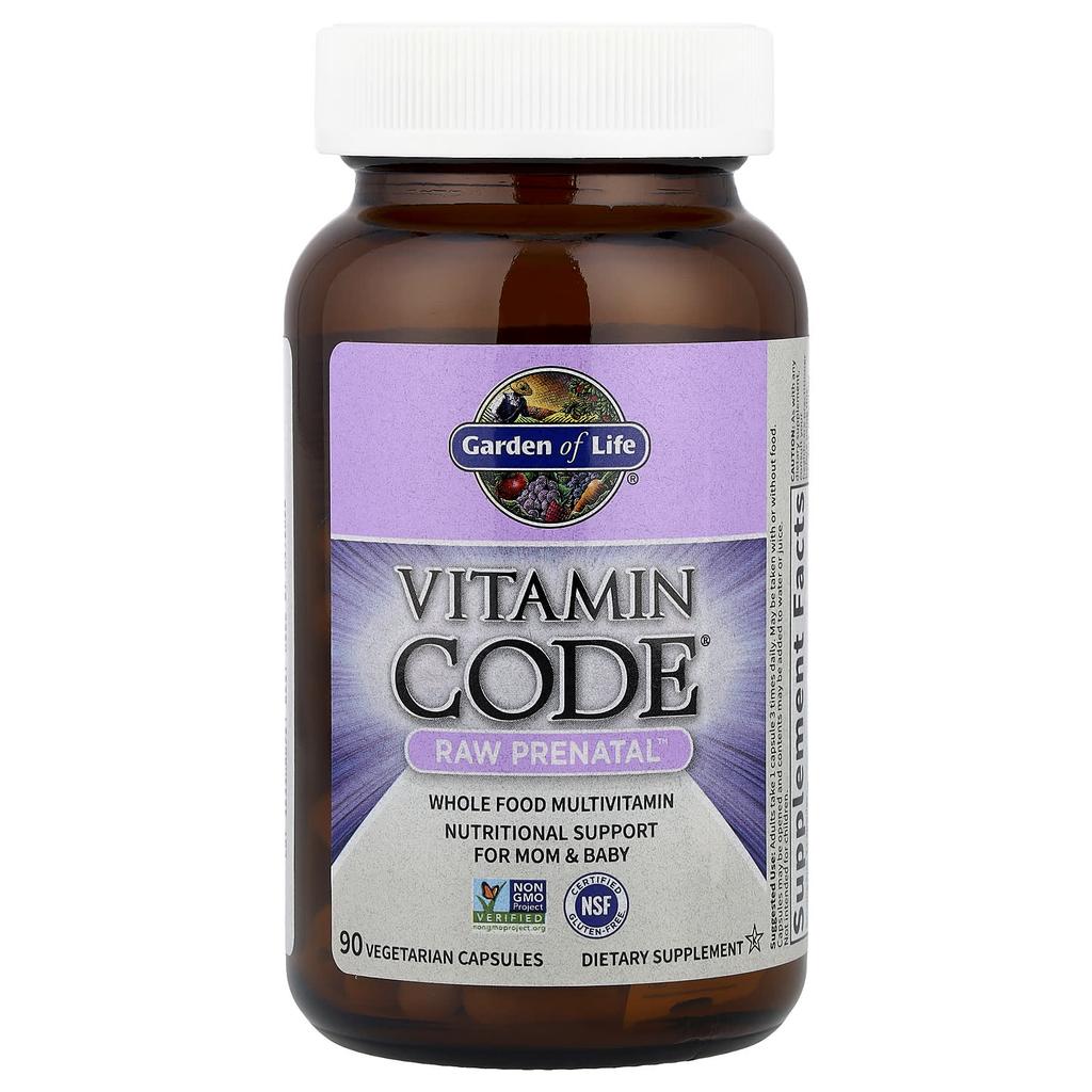 Vitamin Code, Raw Pränatal, 90 Gemüsekapseln