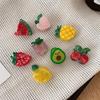 Cute Fruit Mini Hair Clips - Strawberry & Cherry Baby Bang Clips