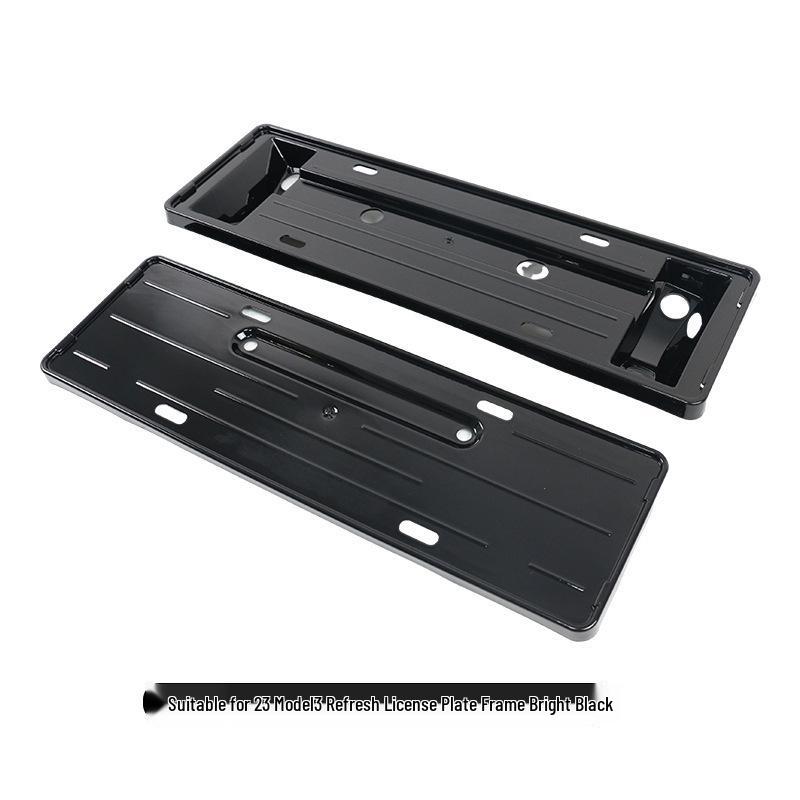 Snap-on Full License Plate Holder for 2023 Tesla Model 3 - Modified Accessory.
